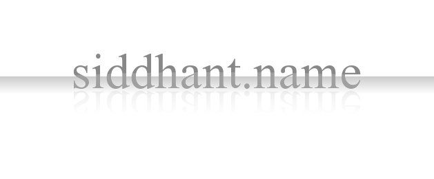 siddhant.name